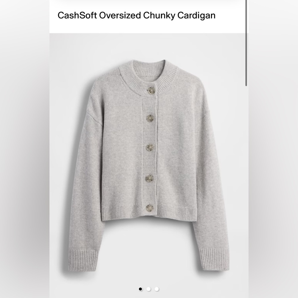 GAP CashSoft Oversized Chunky Cardigan